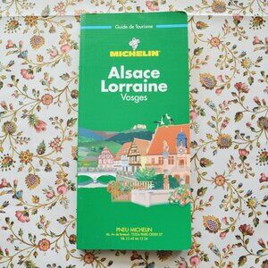 Michelin Guide Alsace Lorraine Vosges 1996